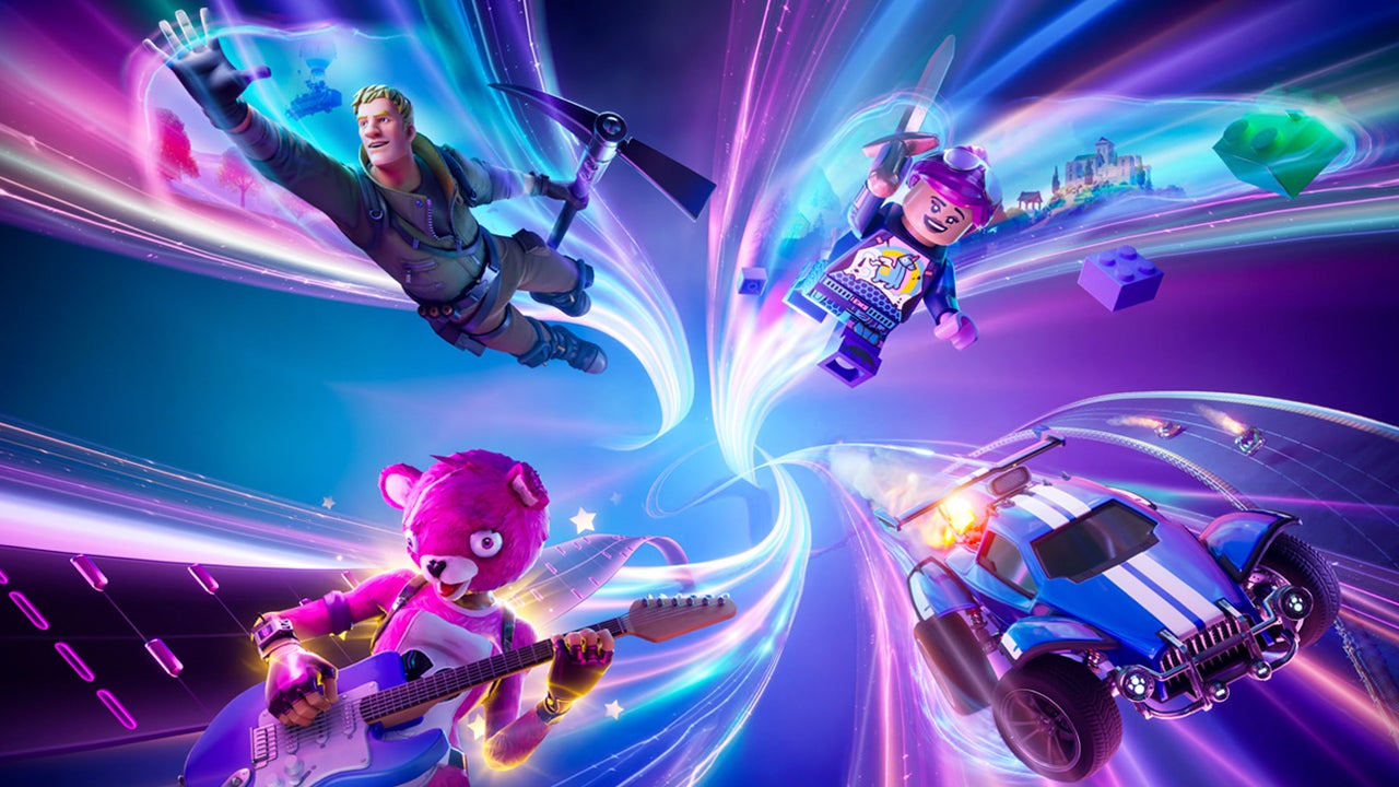 Fortnite — key art and screenshots via IGN